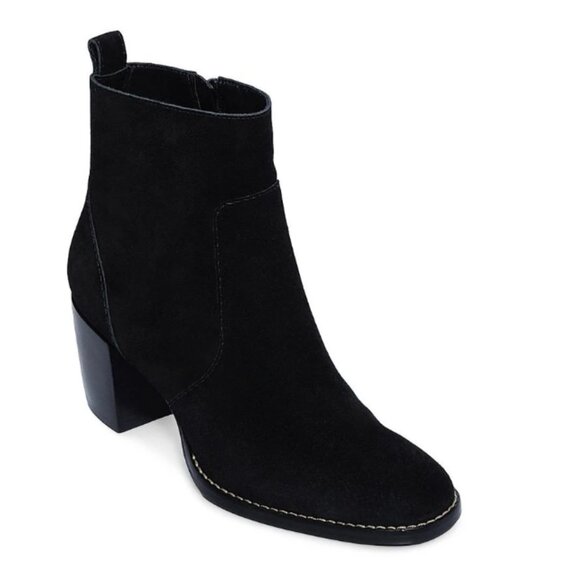 NEW BERNARDO Made In Brazil Suede Norwich Booties in black for women 725 8j4 - Picture 2 of 8